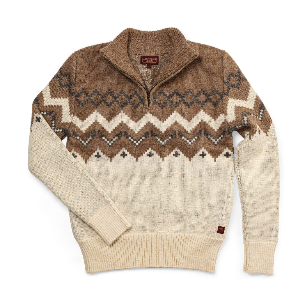 Skyward Alpaca/Wool Sweater (Brown)