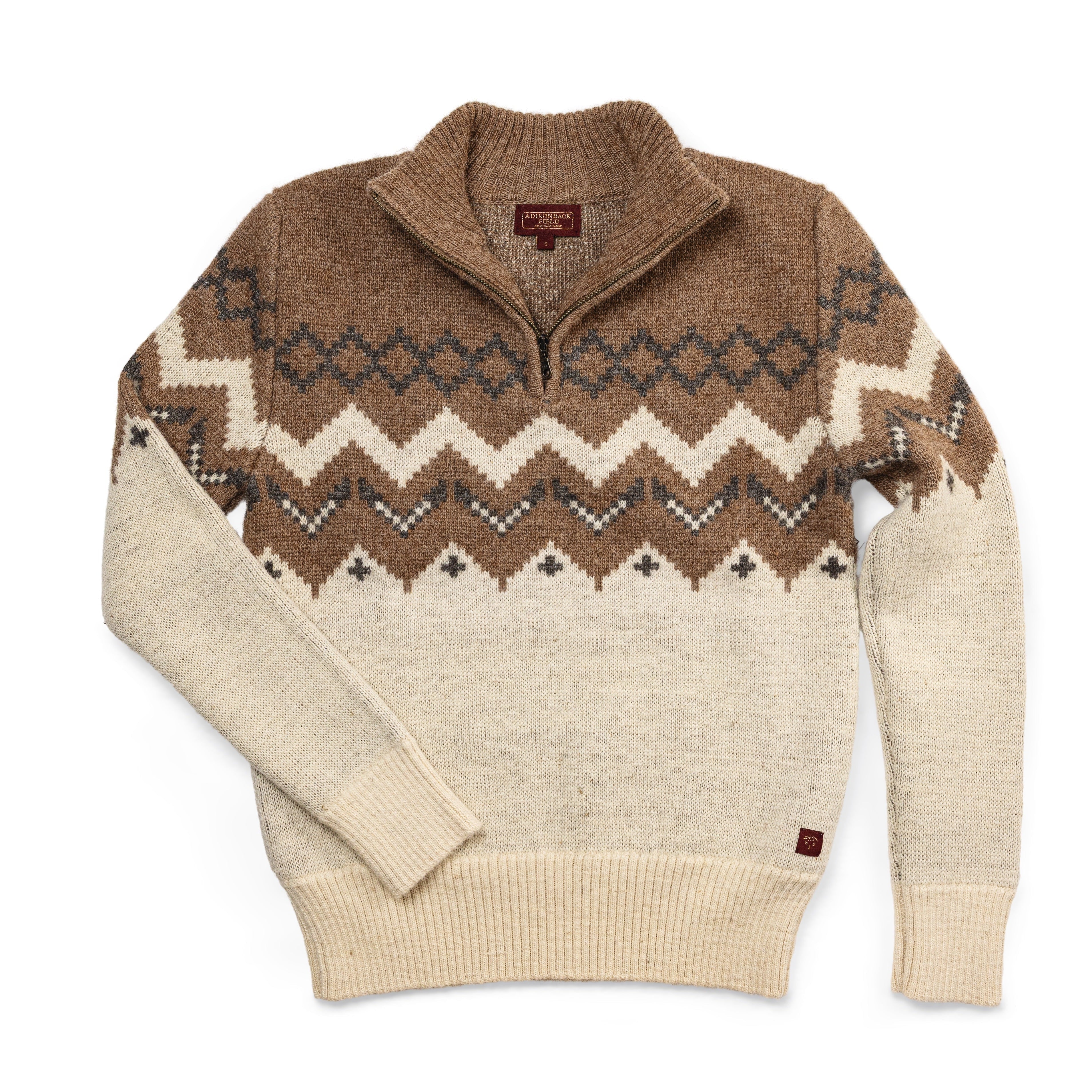 Skyward Alpaca/Wool Sweater (Brown)