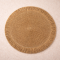 Santorini Straw Fringe Placemats - 15"