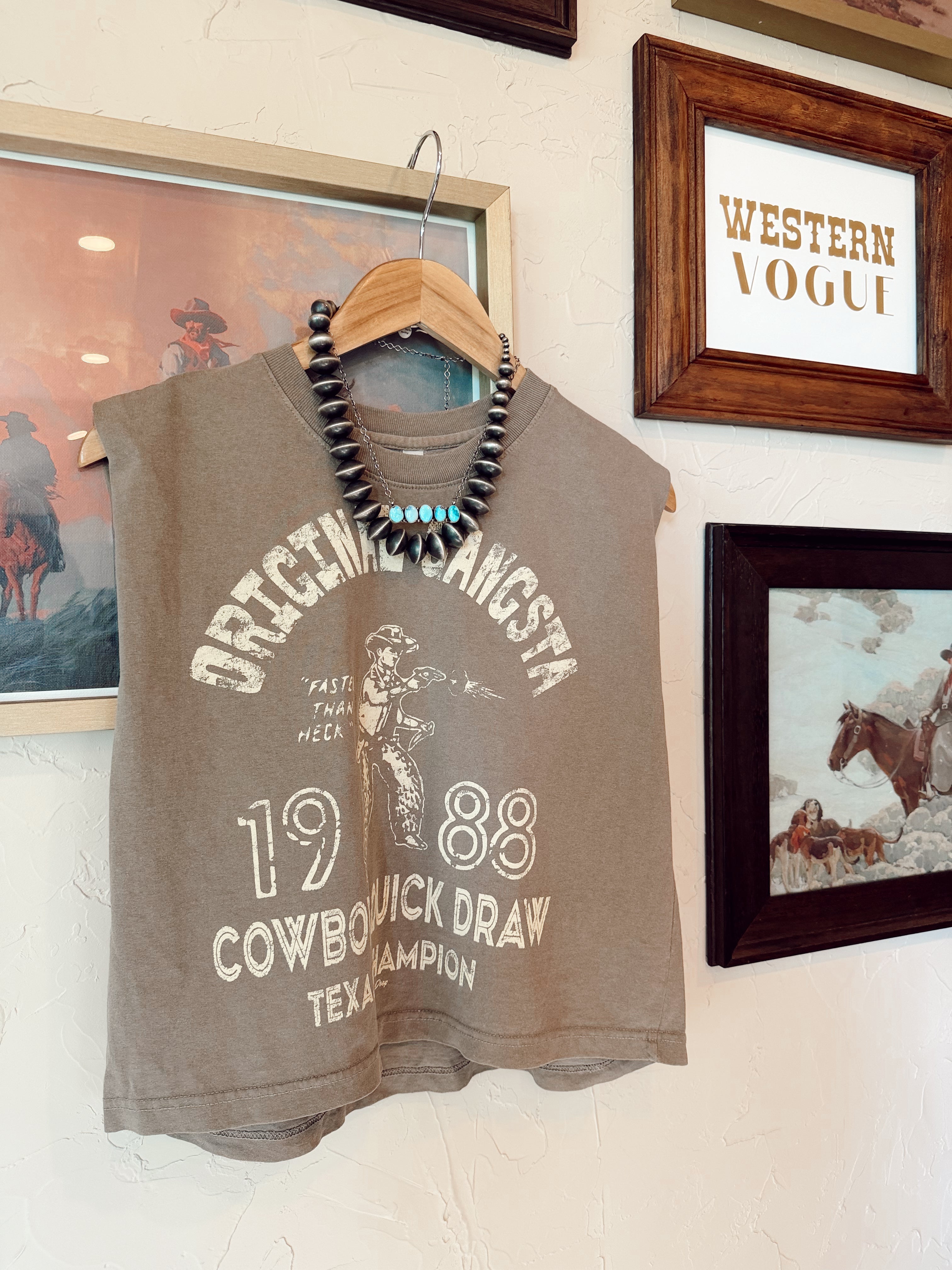 The Original G Cowboy Muscle Tee
