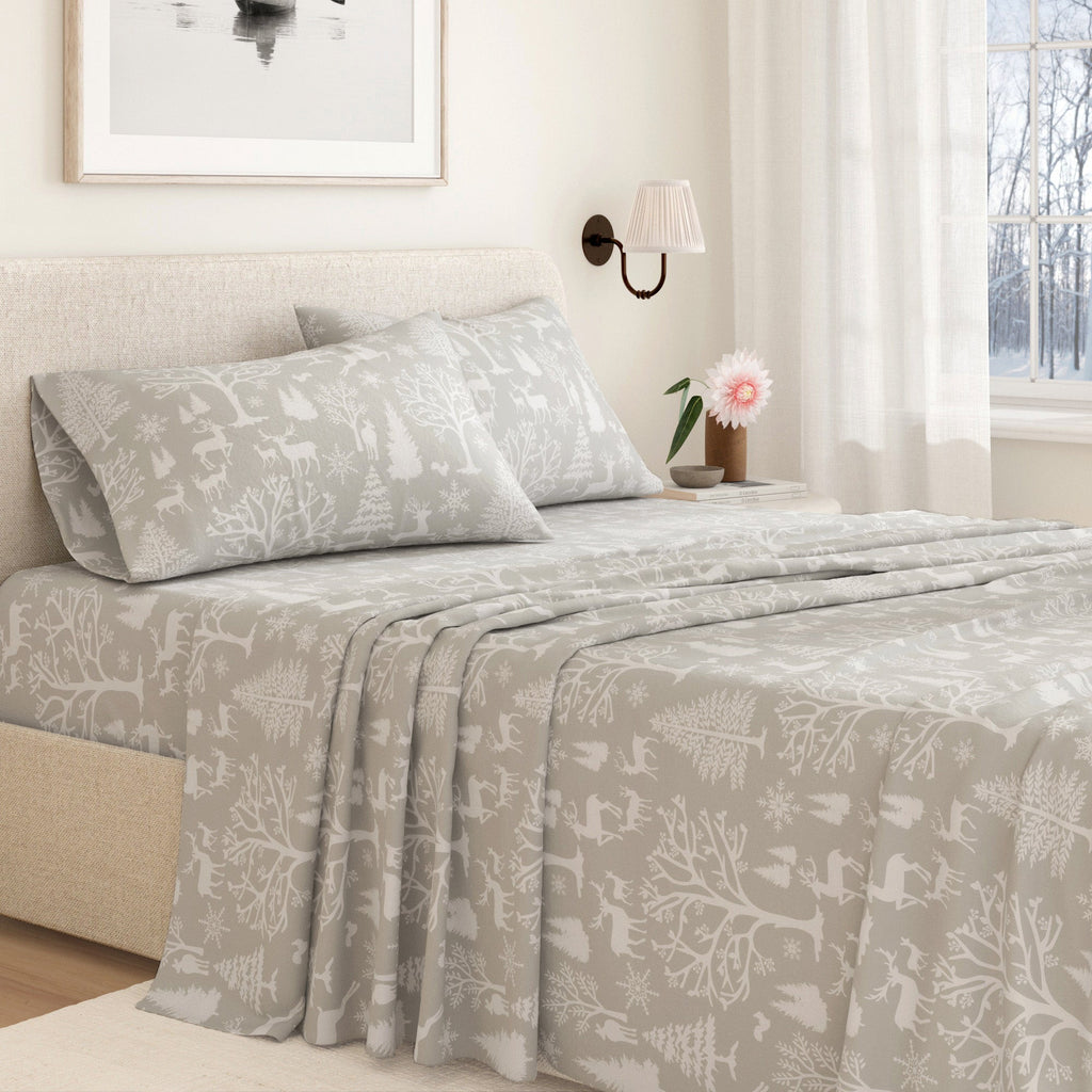 Turkish Cotton Flannel Sheet - Lakeview Collection